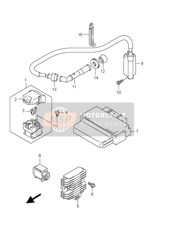 3292005H60, Control Unit, Fi, Suzuki, 0